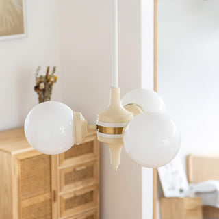 Cream Ball Chandelier Arkstarhome