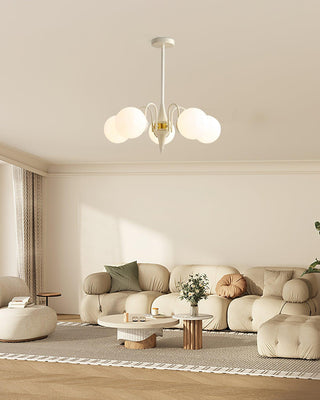Cream Ball Chandelier Arkstarhome