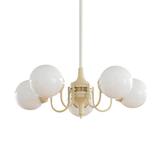 Cream Ball Chandelier Arkstarhome