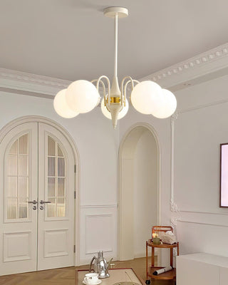 Cream Ball Chandelier Arkstarhome
