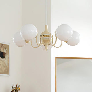 Cream Ball Chandelier Arkstarhome