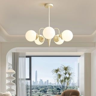 Cream Ball Chandelier Arkstarhome