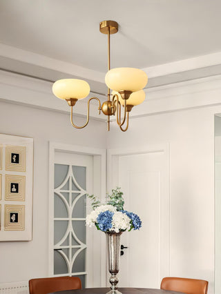 Creamy Persimmon Chandelier Arkstarhome