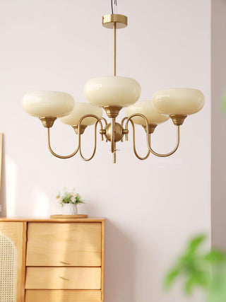 Creamy Persimmon Chandelier Arkstarhome