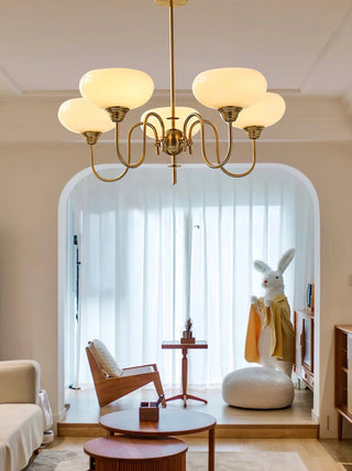 Creamy Persimmon Chandelier Arkstarhome