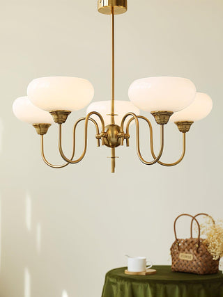 Creamy Persimmon Chandelier Arkstarhome