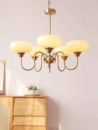 Creamy Persimmon Chandelier Arkstarhome