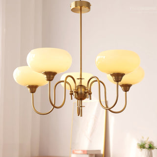 Creamy Persimmon Chandelier Arkstarhome