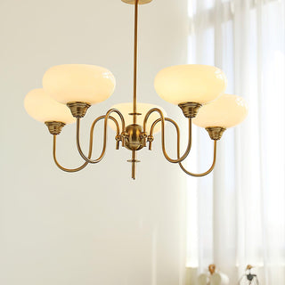 Creamy Persimmon Chandelier Arkstarhome
