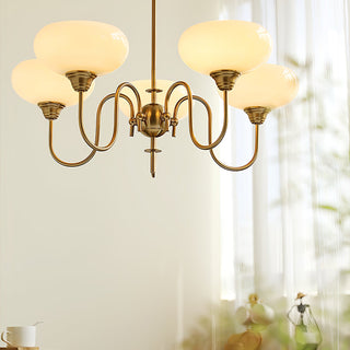 Creamy Persimmon Chandelier Arkstarhome