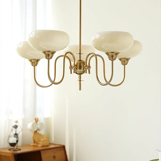 Creamy Persimmon Chandelier Arkstarhome