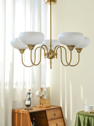 Creamy Persimmon Chandelier Arkstarhome