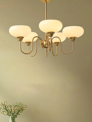 Creamy Persimmon Chandelier Arkstarhome