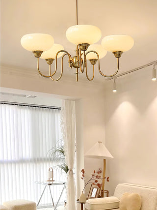 Creamy Persimmon Chandelier Arkstarhome