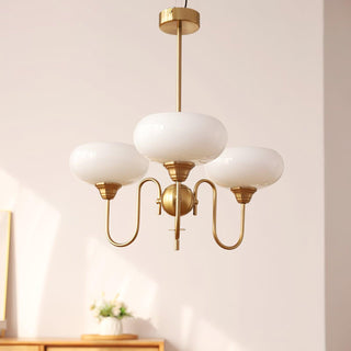 Creamy Persimmon Chandelier Arkstarhome