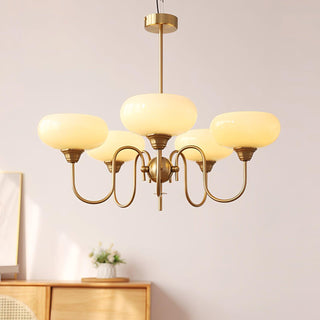 Creamy Persimmon Chandelier Arkstarhome