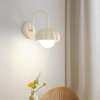 Creamy Pumpkin Wall Light Arkstarhome