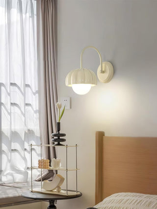 Creamy Pumpkin Wall Light Arkstarhome