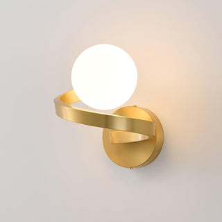 Curved Brass Wall Lamp Arkstarhome