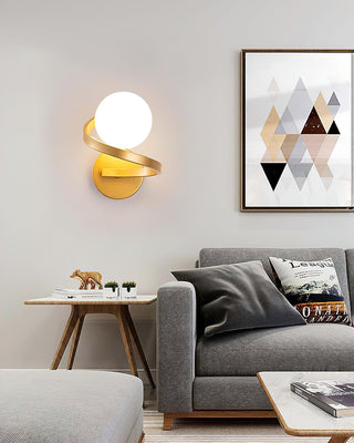 Curved Brass Wall Lamp Arkstarhome