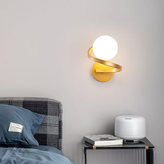Curved Brass Wall Lamp Arkstarhome