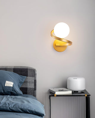 Curved Brass Wall Lamp Arkstarhome