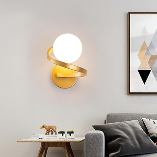 Curved Brass Wall Lamp Arkstarhome
