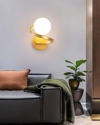 Curved Brass Wall Lamp Arkstarhome