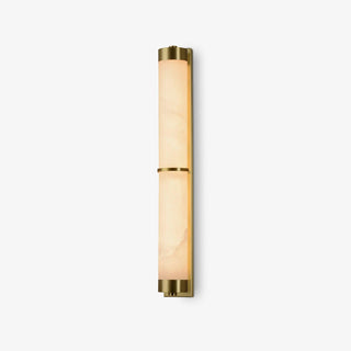 Cylindra Alabaster Brass Wall Light Arkstarhome