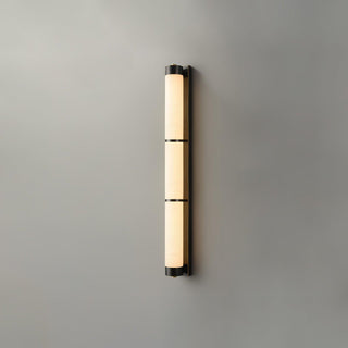 Cylindra Alabaster Brass Wall Light Arkstarhome