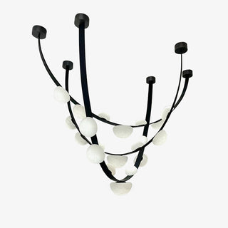 Dew Drops Alabaster Chandelier Arkstarhome