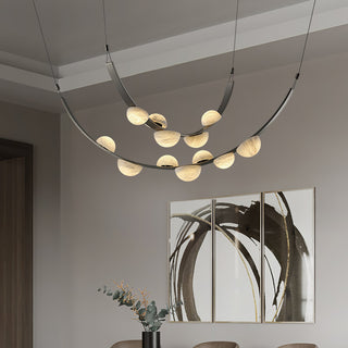 Dew Drops Alabaster Chandelier Arkstarhome