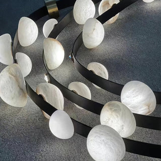 Dew Drops Alabaster Chandelier Arkstarhome