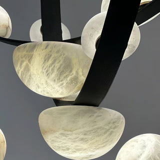 Dew Drops Alabaster Chandelier Arkstarhome