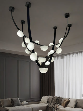 Dew Drops Alabaster Chandelier Arkstarhome