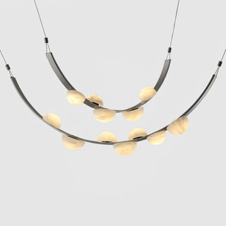 Dew Drops Alabaster Chandelier Arkstarhome