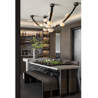 Dew Drops Alabaster Chandelier Arkstarhome