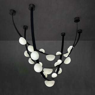 Dew Drops Alabaster Chandelier Arkstarhome