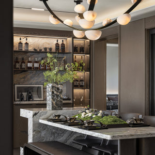Dew Drops Alabaster Chandelier Arkstarhome