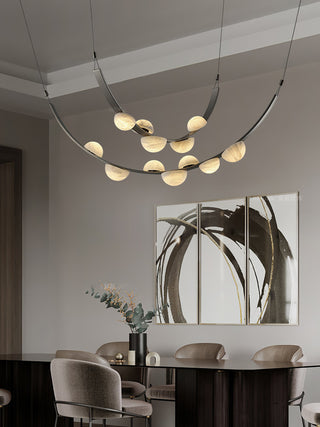 Dew Drops Alabaster Chandelier Arkstarhome
