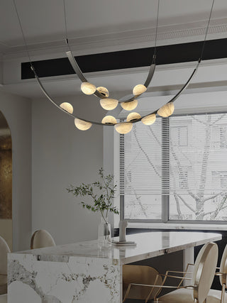 Dew Drops Alabaster Chandelier Arkstarhome