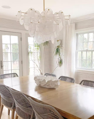 Brass Discs Cascading Chandelier Arkstarhome