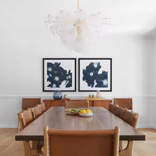 Brass Discs Cascading Chandelier Arkstarhome