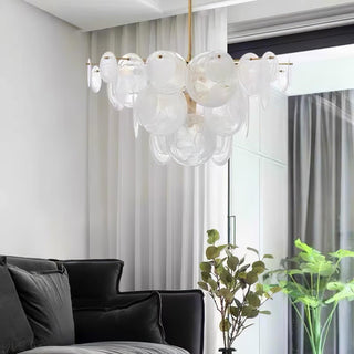 Brass Discs Cascading Chandelier Arkstarhome