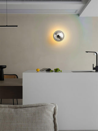 Aurum Sphere Wall Sconce Arkstarhome