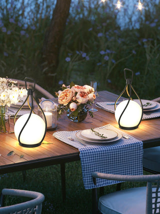 Eclisse Orb Lantern Rechargeable Table lamp Arkstarhome