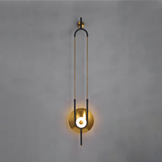 Ellipse Ring Marble Wall Light Arkstarhome