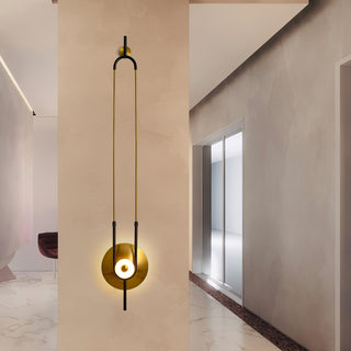 Ellipse Ring Marble Wall Light Arkstarhome