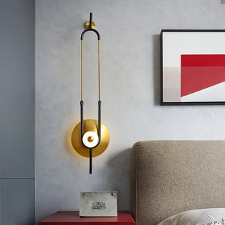 Ellipse Ring Marble Wall Light Arkstarhome