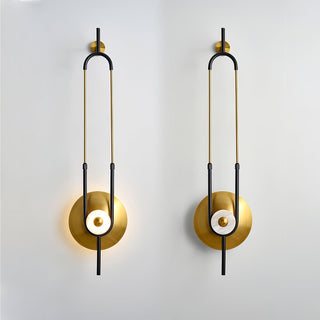 Ellipse Ring Marble Wall Light Arkstarhome